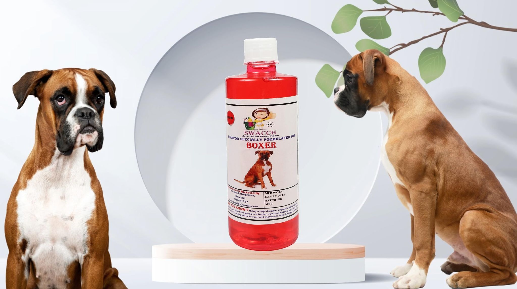 SWACCH Shampoo Specially FORMULATED for Jasmine (Boxer 500ML)