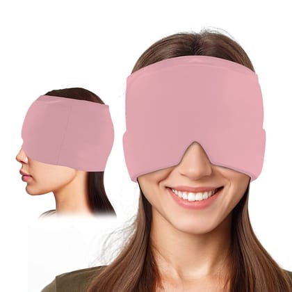 Ezyfit 058 Migraine and Headache Cold Pack Head Relief Cap for Tension Headache, Puffy Eyes, Sinus Headache and Stress Relief Gel Cold Compress, Double Layer