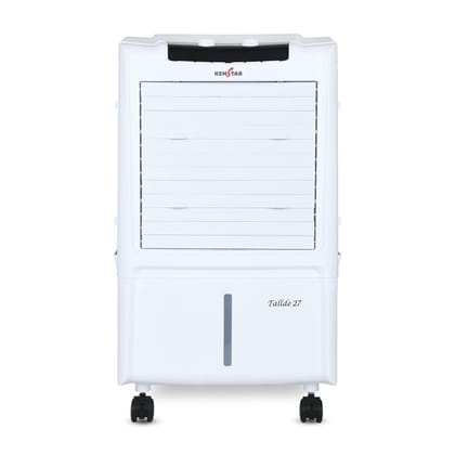 Kenstar TallDe HC 27L Personal Air Cooler with Honeycomb Pads, White & Black