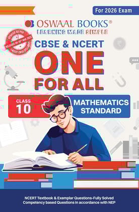 Oswaal CBSE & NCERT One for All Class 10 Mathematics Standard (For 2026 Exam) Paperback  10 April 2025 [Paperback] Oswaal