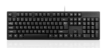 Enter Easyclick USB Wire Keyboard for Laptop and Desktop (Black)