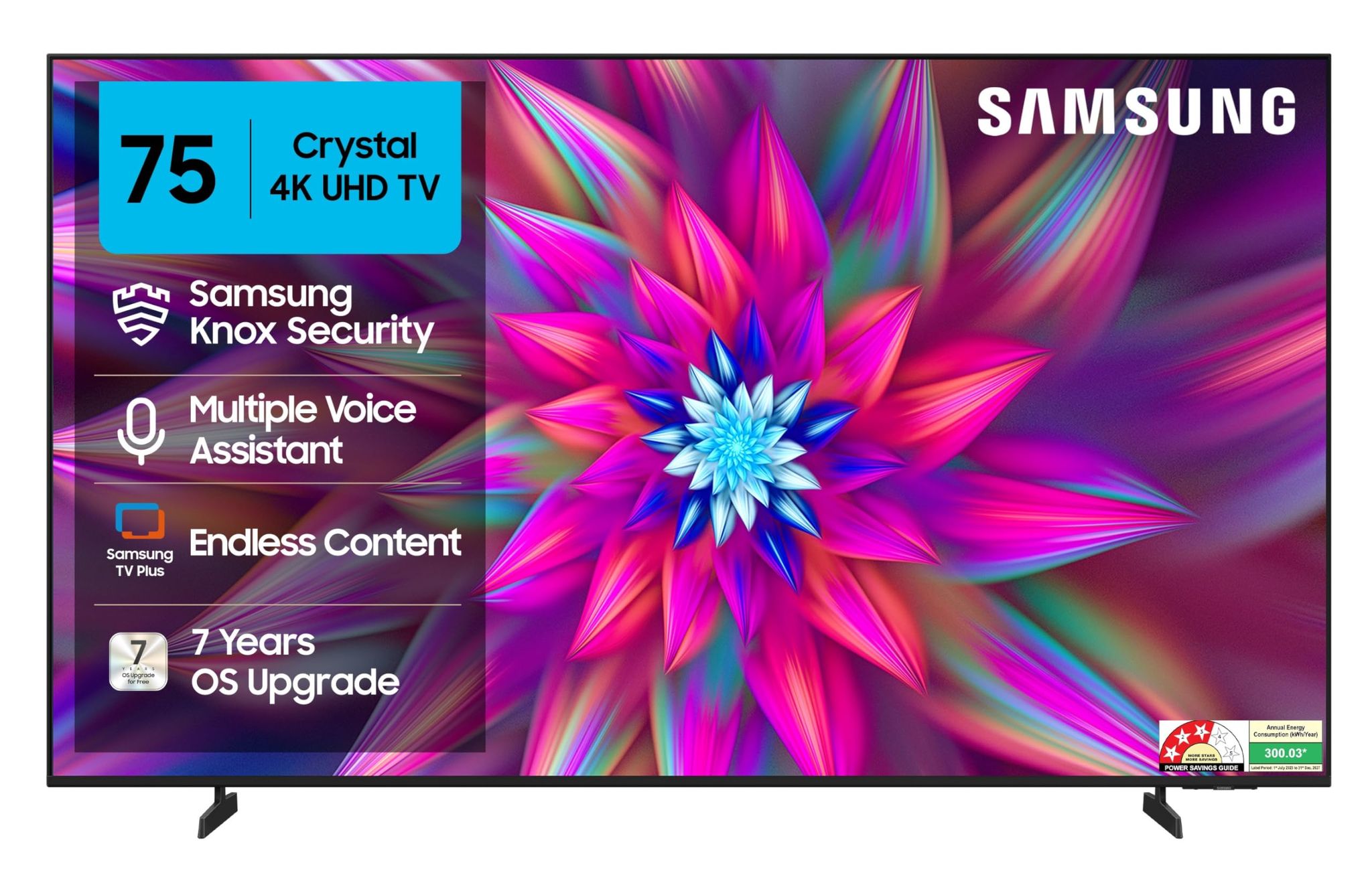 Samsung 189 cm (75 inches) Crystal 4K Ultra HD Smart LED TV UA75UE85AFULXL (Black) Samsung 189 cm (75 inches) Crystal 4K Ultra HD Smart LED TV UA75UE85AFULXL (Black) - Black / 75 inches