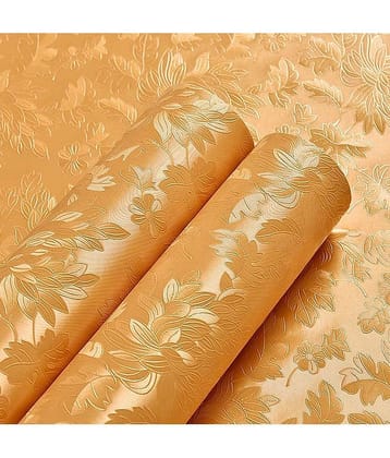 KAAF - Premium Floral design Wallpaper ( 40 x 500 ) cm ( Pack of 1 )