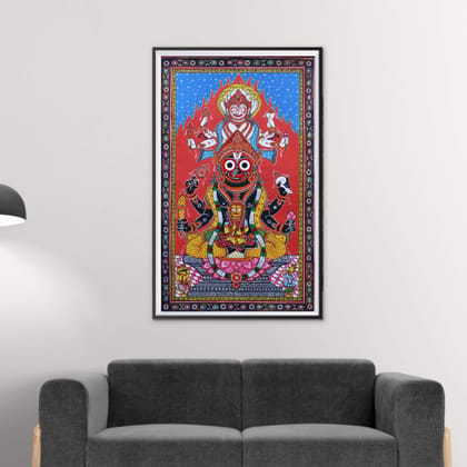 Patta Painting of Jangya Narayan