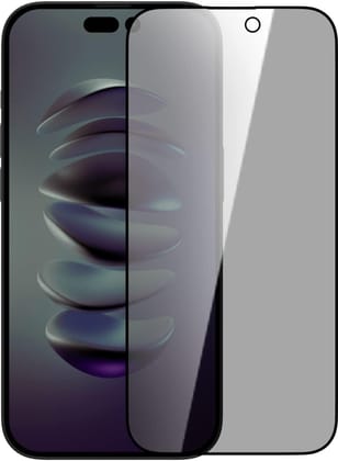 PLUGTECH Advanced Tempered Glass With Anti-Explosion 9H Hardness Edge-To-Edge Coverage Screen Guard for iPhone 14 PRO