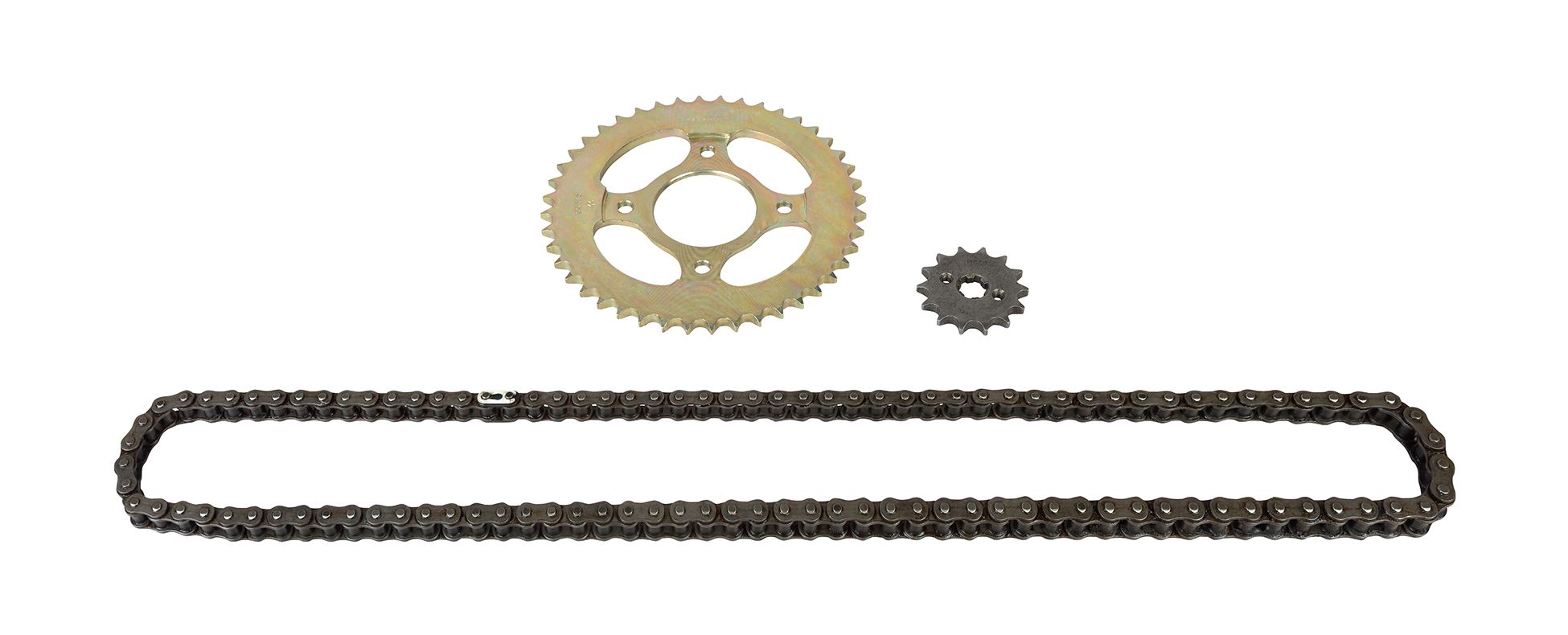 Hero Genuine Chain Sprocket Kit for PASSION plus (Jun, 2007) | Durable Construction | OEM Fit | Reliable Performance | Smooth Power Transfer | Corrosion Resistant - 20K411S