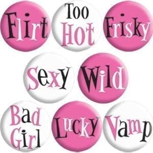 Wanna Party Bachelorette Party Buttons