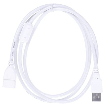 USB Extension cable 2.0 V 1.5 Mtr (Black/White)