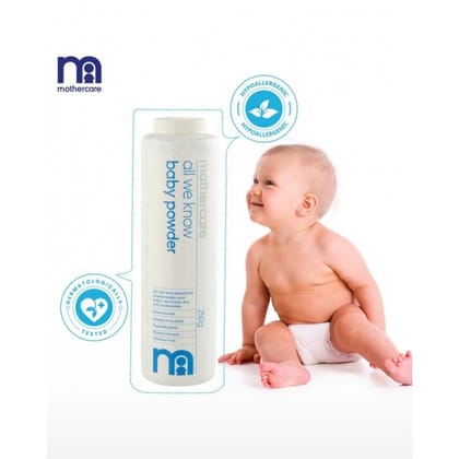 Mothercare All We Know Baby Powder 250G