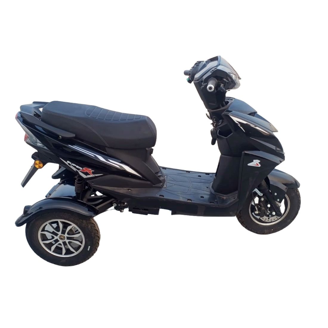 Green Invicta Super 80kms Range Three Wheel Electric Scooter