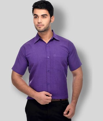 DESHBANDHU DBK - Purple Cotton Regular Fit Men's Formal Shirt (Pack of 1)