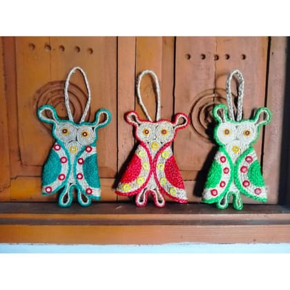 Jute Owl Hanging Item # J1001 