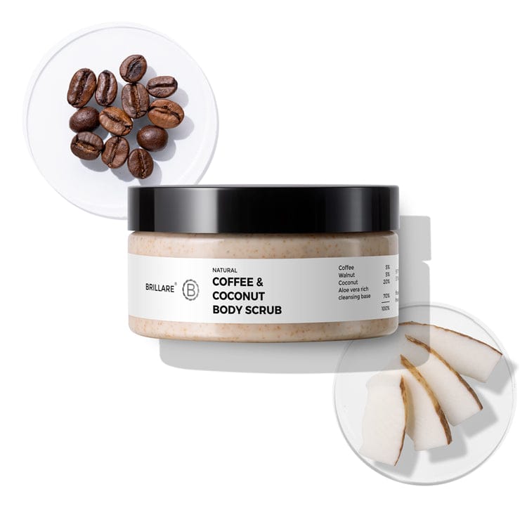 Coffee & Coconut Body Scrub for Energized & Moisturised Skin (100 gm)