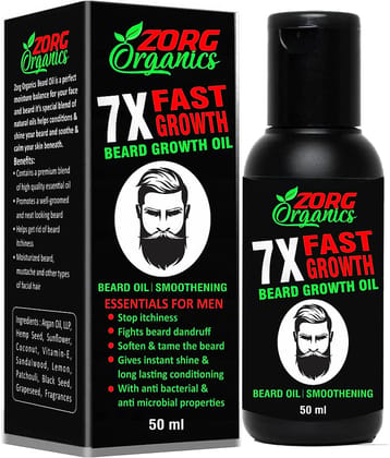 Zorg Organics 7X Beard Oil Growth Oil 50 ml