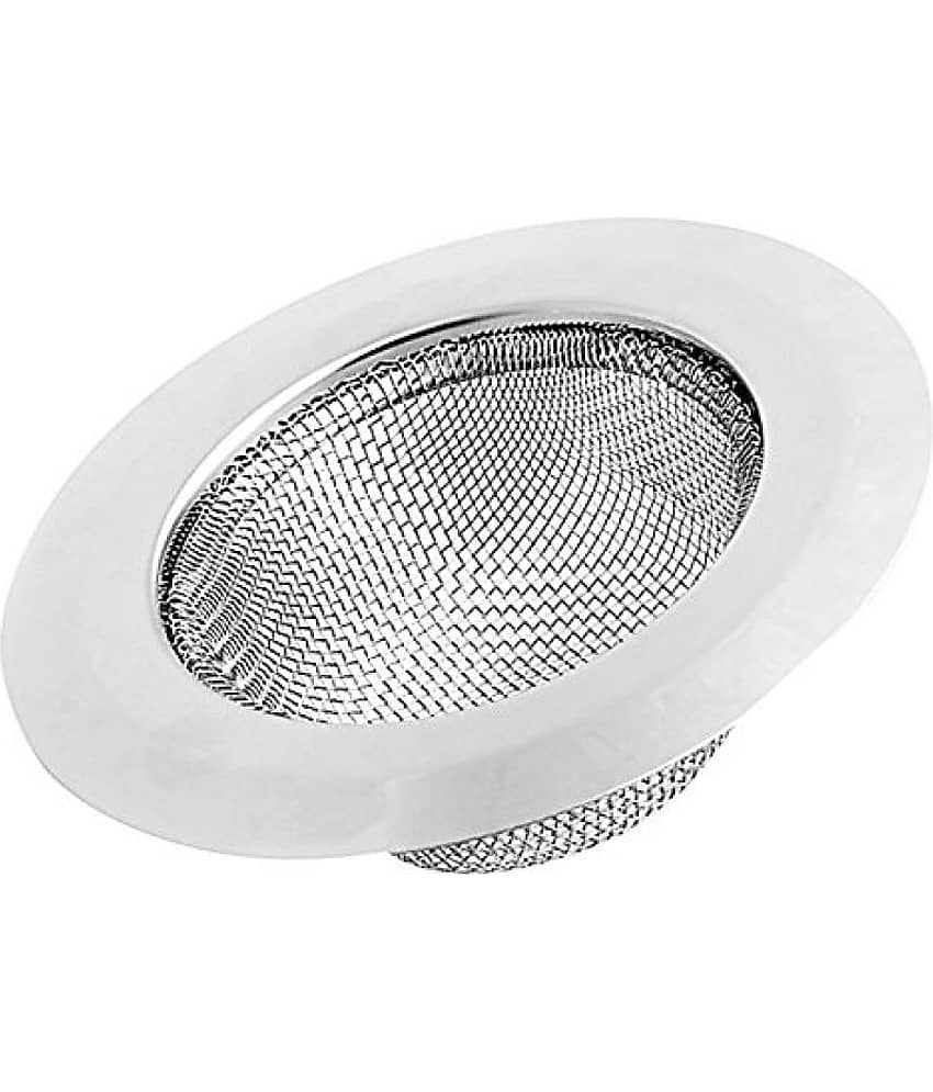 SHAKS TRADERS Stainless Steel Drain Cleaner  Basin Basket Filter Stopper for Sink Jali, Mesh for Drainer Net Basket