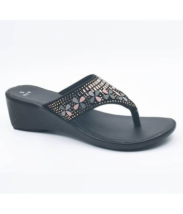 Dream Makers - Black Women's Slip On Heels