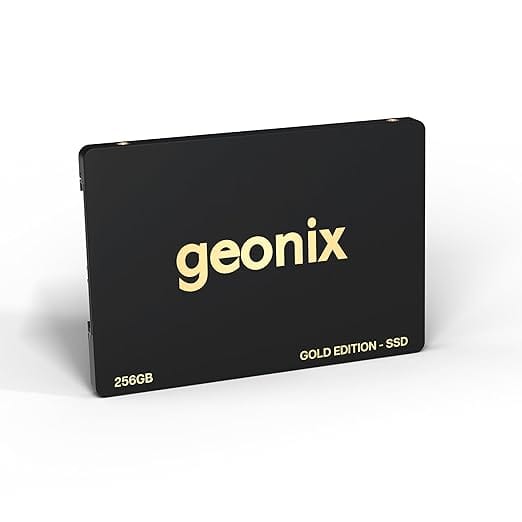 GEONIX SATA 2.5" 256GB Internal Solid State Drive6Gb/s | Fast Performance | Read/Write Speed Upto - 570/500 MB/s | Quad Channel Controller Compatible with PC and Laptop | 5 Years Warranty.