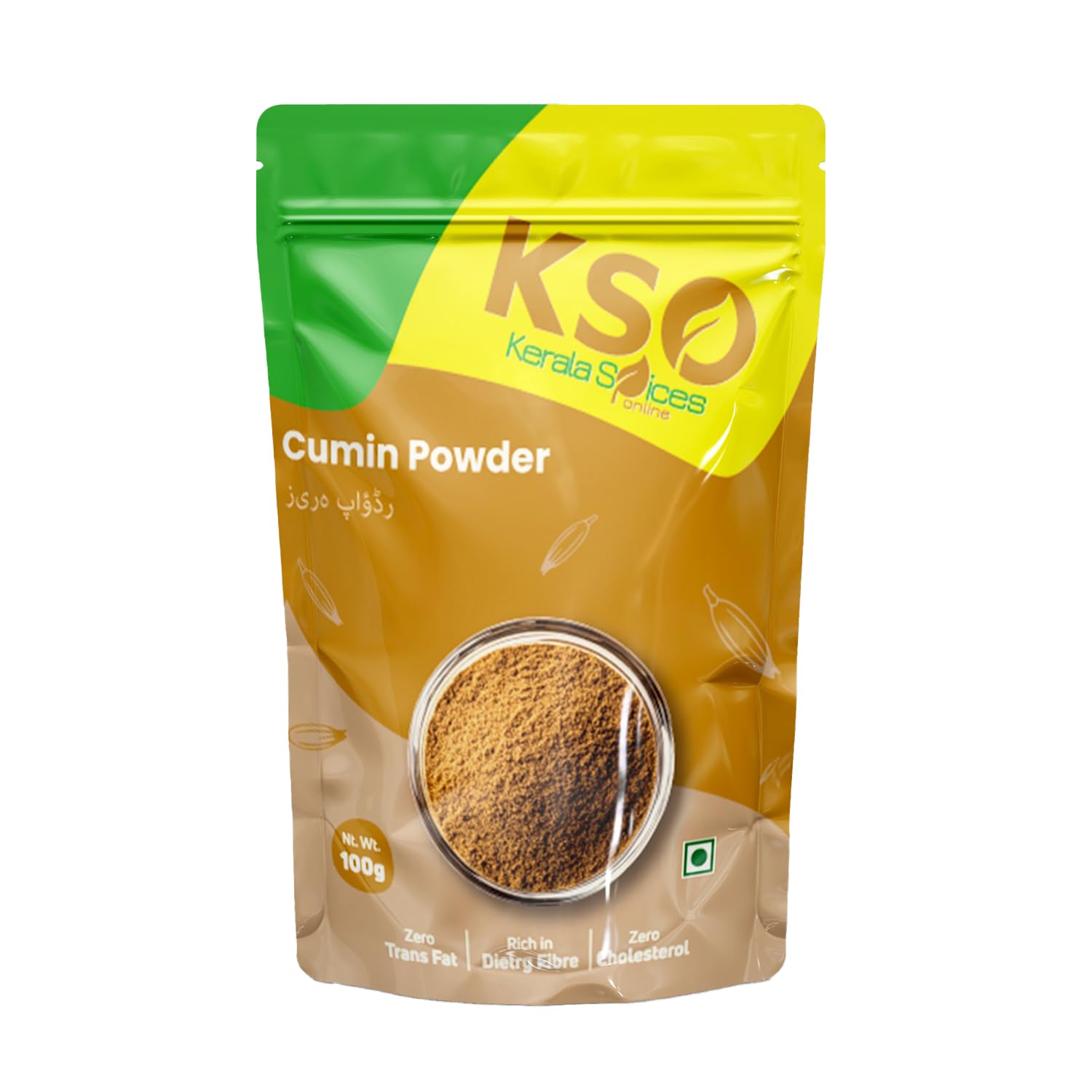 Kerala Spices 100% Natural Jeera Powder 100gm Preservatives and Colors Free Cumin Powder