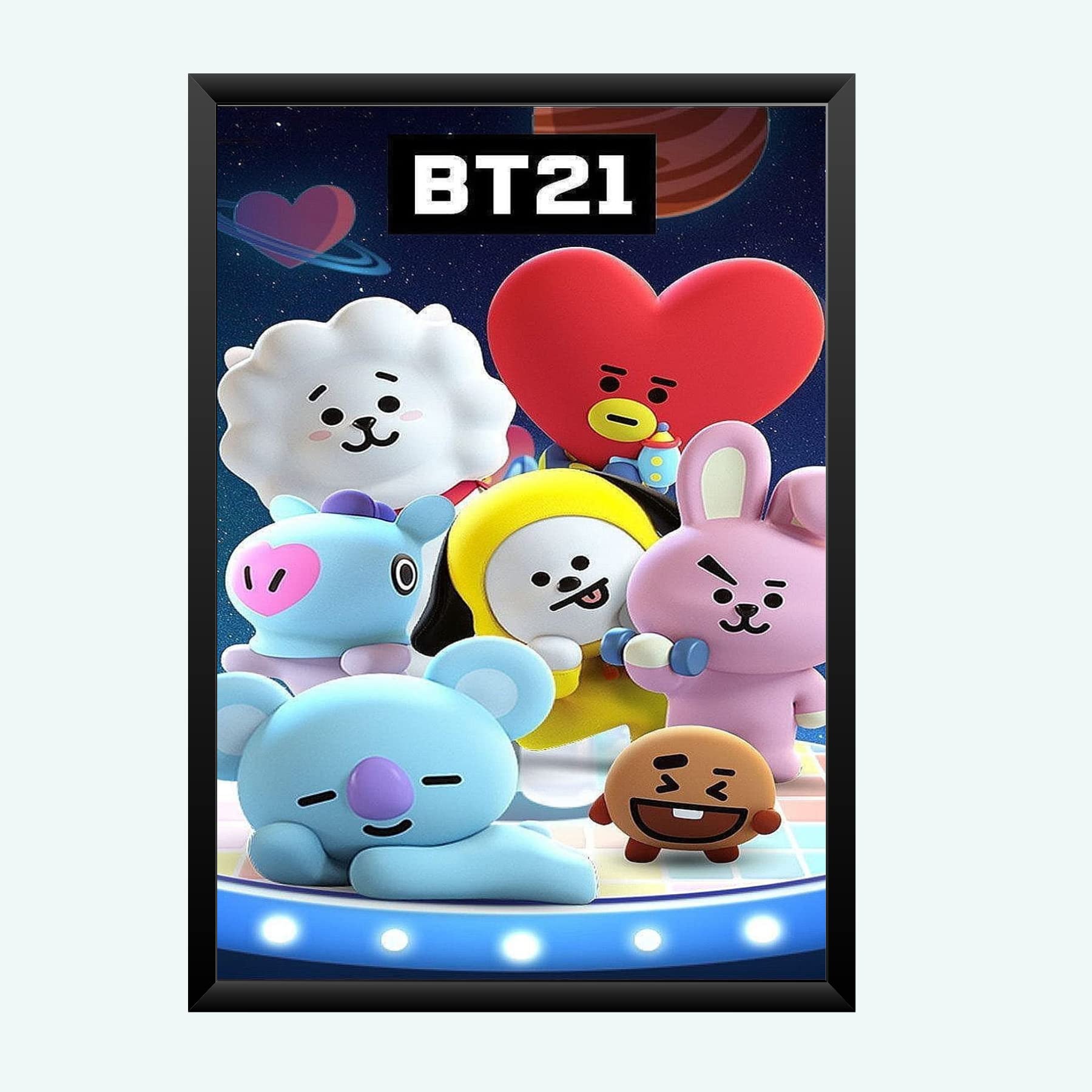 Nokkes Bts Army Bangtan Boy V suga J-Hope Jungkook Jin Jimin Rm 8X12 Inch Size Photo Frame Photo Home Office_bts2_27