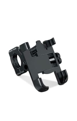 Motorcycle Phone Holder with Metal Construction for Bike Handlebars
