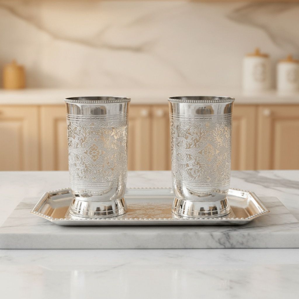 Decorative Glass2 with Tray (BMAS050 A)