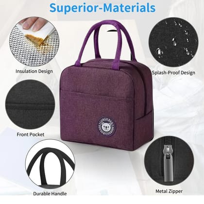 Lunch Box Bag ( Random Color )
