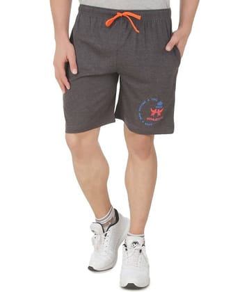Athletico - Grey Cotton Men's Shorts ( Pack of 1 )