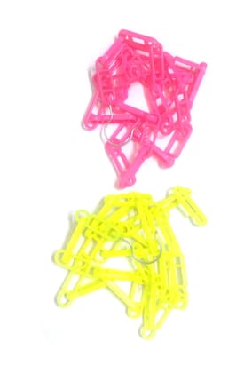 Nawani 2 Pic Plastic Hanger Stand Length 76 Meter and 29 Hook.Colour as per Availability