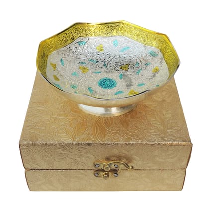 Brass Decorative Bowl 6" Yellow Colour (BMAS229 B)