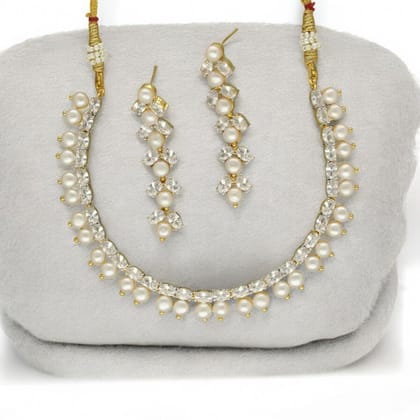 Sri Jagdamba Pearls The Runa Luxe Pearl Set For Women Girls