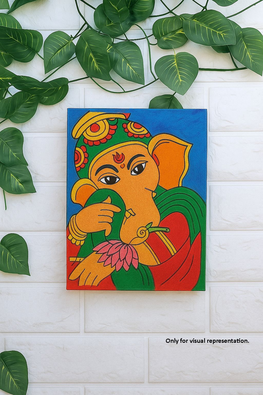 Dbeautify's DIY traditional Ganesha painting MDF