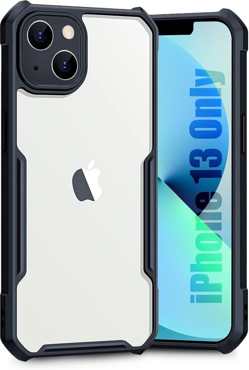 PLUGTECH Slim Shockproof Case | Matte Black Soft | Drop Protection | Precise Cutouts | Premium Mobile Cover for iPhone 13