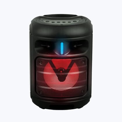 Zebronics Zeb-Barrel 100 Wired Mic Included,Bt V5.0,16.51Cm Full-Range Driver,Rgb Lights,Mobile Holder .Usb.Microsd,Aux Fm Radio, - Soundbar