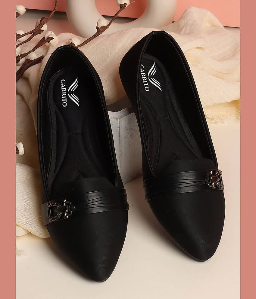 Carrito Black Women's Korean Ballerinas