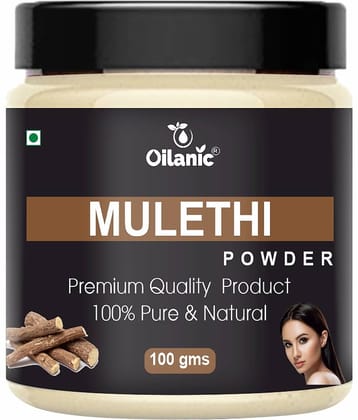 Oilanic Natural Mulethi Powder For Haircare Face Mask Masks 100 gm