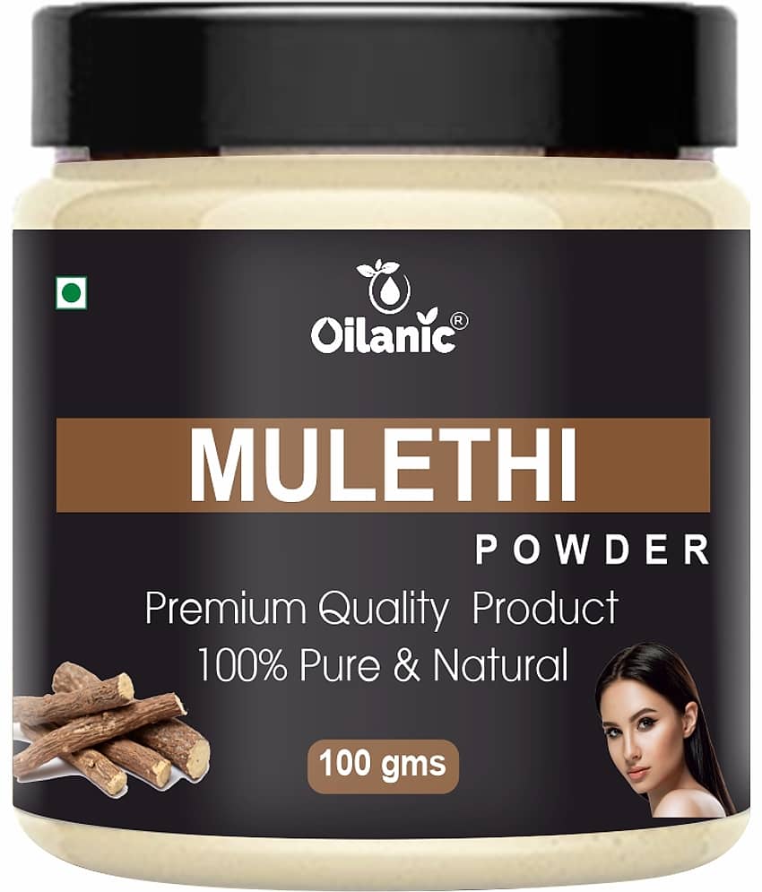 Oilanic Natural Mulethi Powder For Haircare Face Mask Masks 100 gm