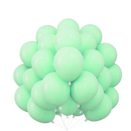 Macaron Pastel Green Premium Latex Balloons 10" - 50PC Macaron Pastel Green Premium Latex Balloons 10" - 50PC