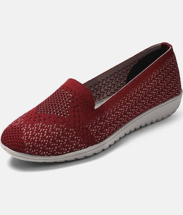 MARC LOIRE Red Ballerinas