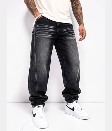 Styzon Regular Fit Solid Men's Jeans ( Black )