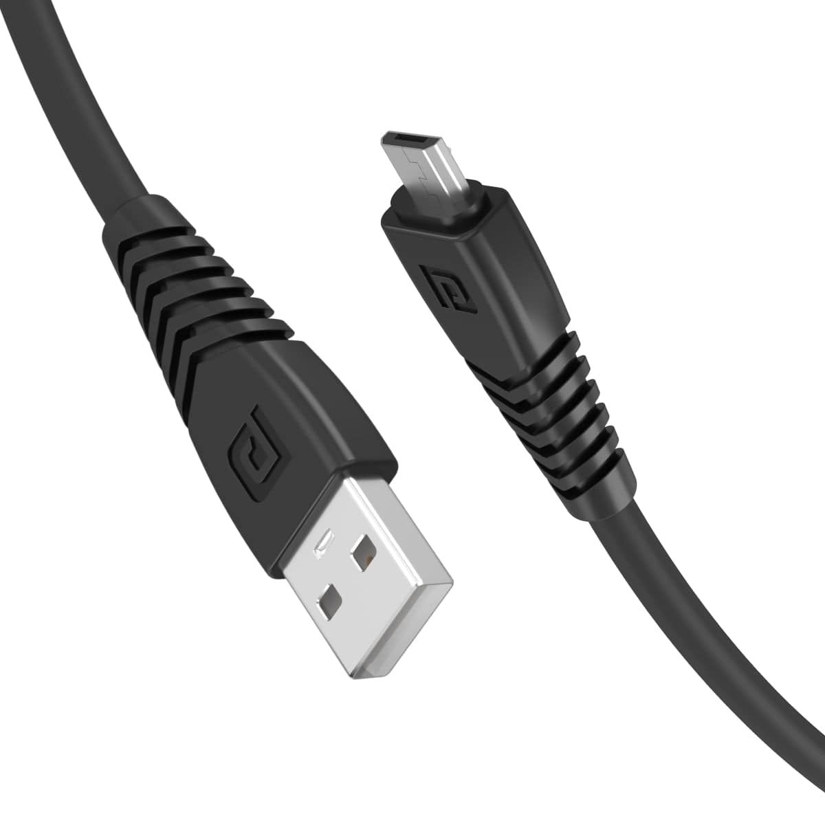 Portronics Konnect Core Micro 3.0 A Output, Tangle Free, Quick Data Transfer, Safe& Reliable