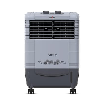 Kenstar LITTLE HC 20 Room/Personal Air Cooler For Home, Honeycomb Pad, High Speed Fan, 35 Ft Powerful Air Throw, Inverter compatible, Portable Cooler-Room, 1-Yr Product Warranty, Light Grey & Dark Grey