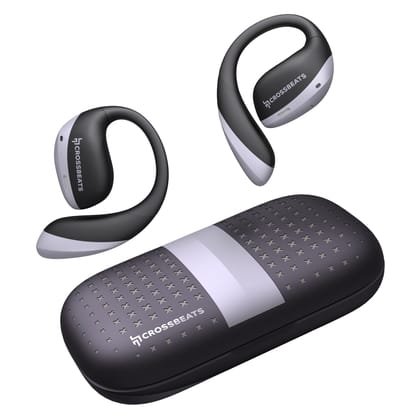CrossBeats Arc Buds OWS Open Ear Wireless Earbuds | Spatial Audio Headphones & Head Tracking | Gaming Bluetooth Earphones | 100hr Playtime | 14.2mm Drivers IPX5 Rating Type-c Fast Charging (Black) CrossBeats Arc Buds OWS Open Ear Wireless Earbuds | Spatial Audio Headphones & Head Tracking | Gaming Bluetooth Earphones | 100hr Playtime | 14.2mm Drivers IPX5 Rating Type-c Fast Charging (Black)