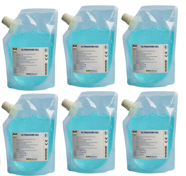 Smart PackSmart Choice! MediLytic Ultrasound Gel 250g Spouts [6 pack] for USG ECG EEG