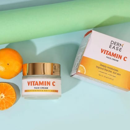 Dermease Vitamin C Glow Face Cream for Bright & Smooth Skin
