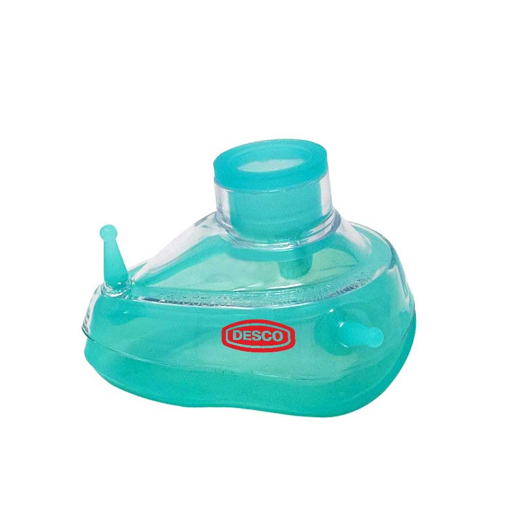 DESCO Resuscitator Silicone Face Mask/CPR Face Masks for Adult (Size 3)