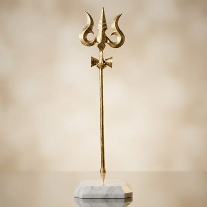 Brass Trishul, Height : 85 Inch (ZMAS622 M)