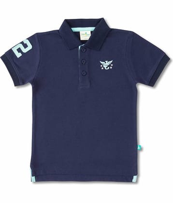 Juscubs Pack of 3 Boys Cotton Blend T-Shirt ( Navy Blue )
