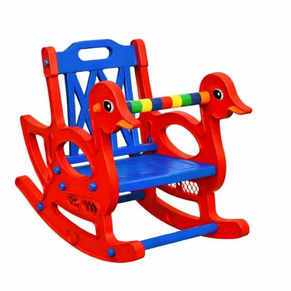 BraintasticKids Plastic Rocking Chair for Toddlers | Duck-Shaped Baby Rocker with Handle & Backrest | Sturdy Indoor Rocking Toy for Boys & Girls (Duck Big/Red Blue) BraintasticKids Plastic Rocking Chair for Toddlers | Duck-Shaped Baby Rocker with Handle & Backrest | Sturdy Indoor Rocking Toy for Boys & Girls (Duck Big/Red Blue)