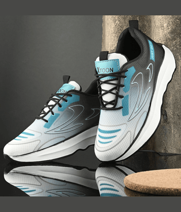 Xtoon Rich Quality|Comfortable|Ultra Lightweight Grey Men's Sneakers