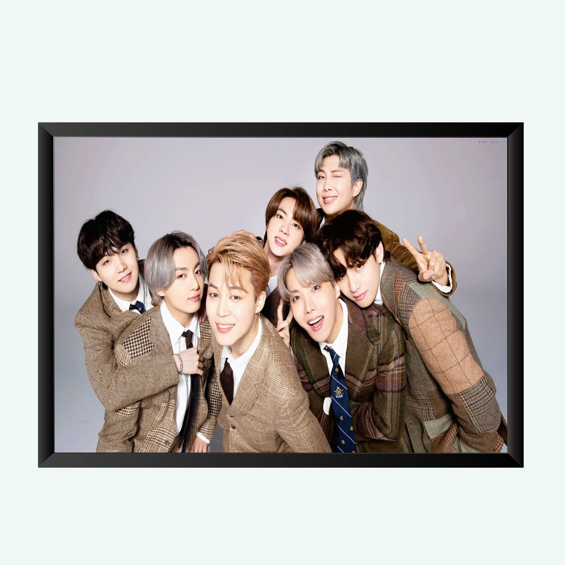 Nokkes Bts Army Bangtan Boy V suga J-Hope Jungkook Jin Jimin Rm 8X12 Inch Size Photo Frame Photo Home Office_bts3_19